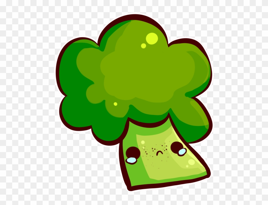 Sad Clipart Broccoli - Png Download
