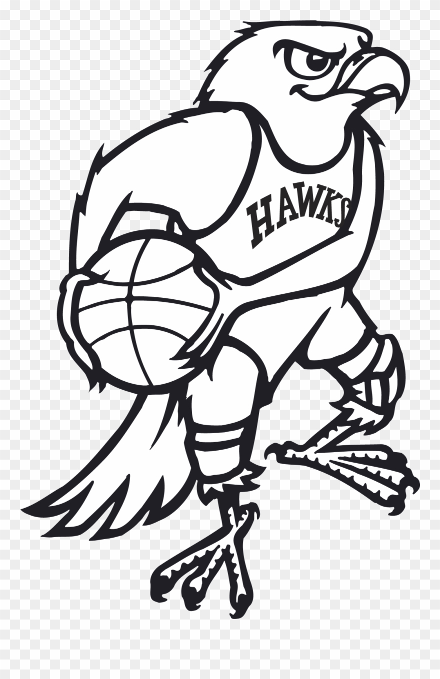Old Atlanta Hawks Logo Clipart