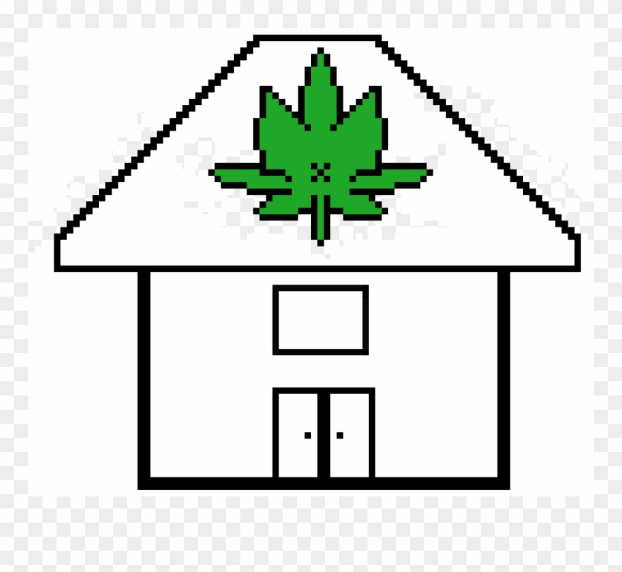 Weed House Clipart