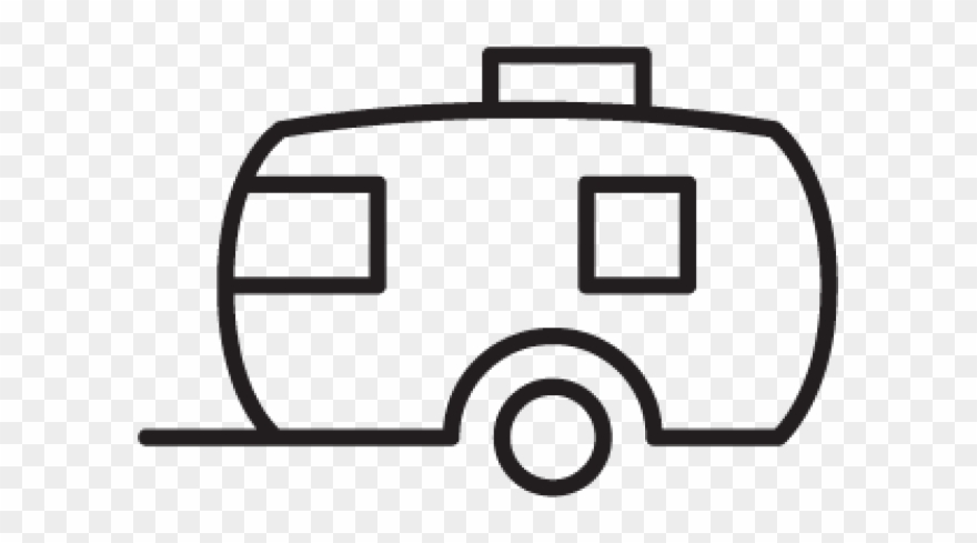 Camper Clipart Rock Painting - Png Download