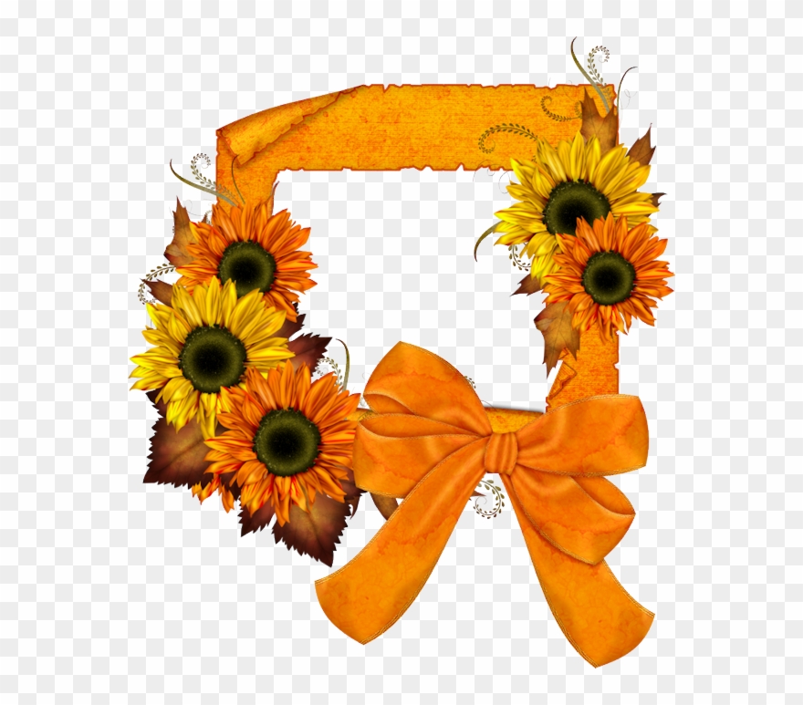 Sunflowers Clipart Cluster - Png Download