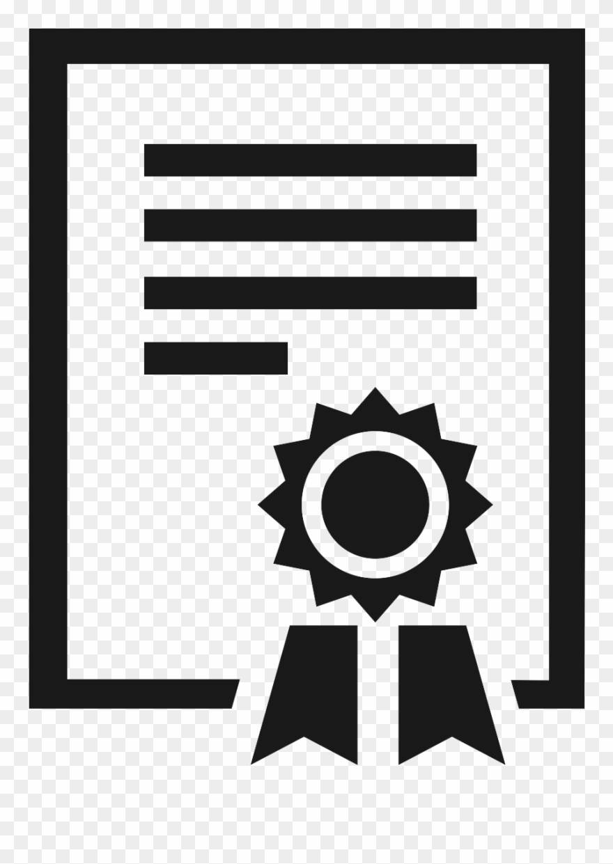 Graduate Certificate Requirements Icon Clipart