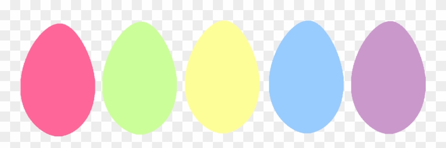 The Gallery For Gt Plain Easter Egg Clip Art Pastel - Png Download
