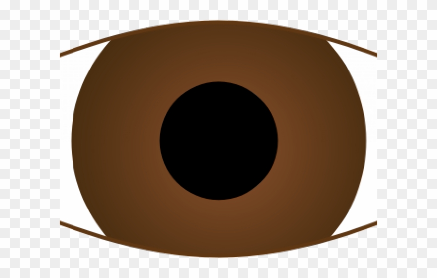 Brown Eyes Clipart Line Art - Png Download