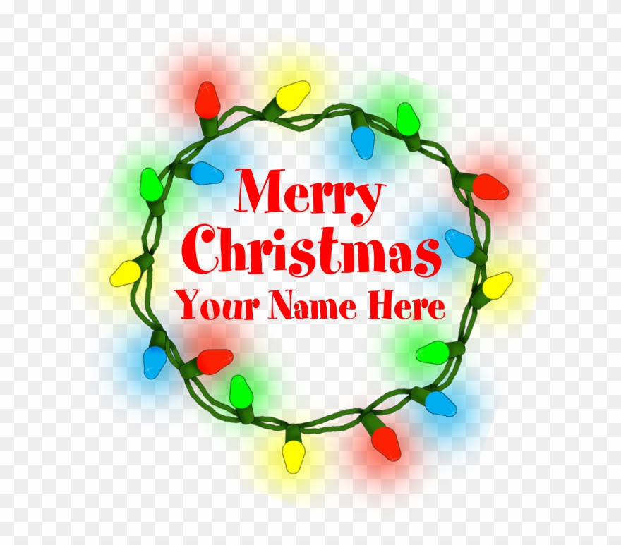 Christmas Lights Banner Clipart