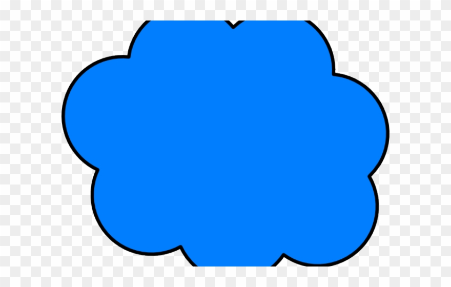 Cloud Clipart Blue Cloud - Png Download