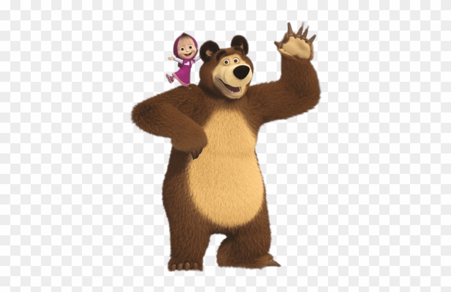Free Png Download Masha On Bear's Shoulder Clipart Transparent Png