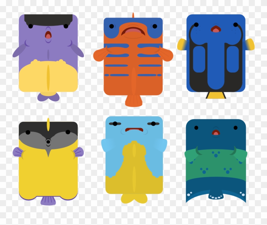 I Reef Fishes Clipart