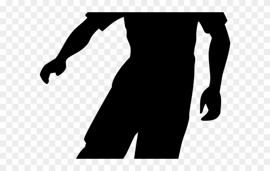 Silhouette Clipart Football - Png Download