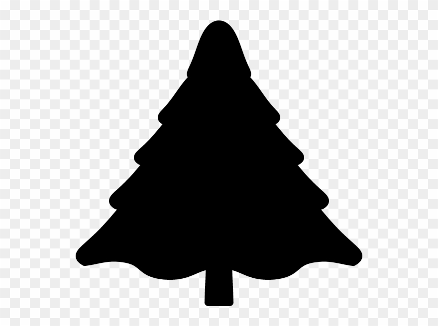 Christmas Tree Silhouette Png Clipart