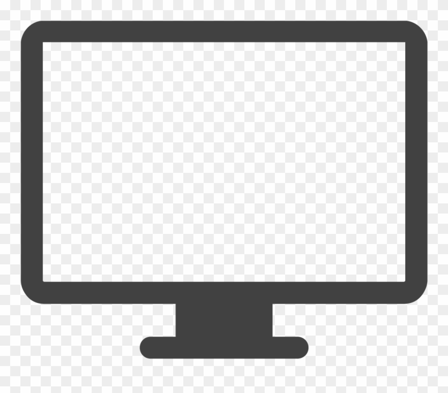 Computer Logo - Tv Monitor Icon Clipart