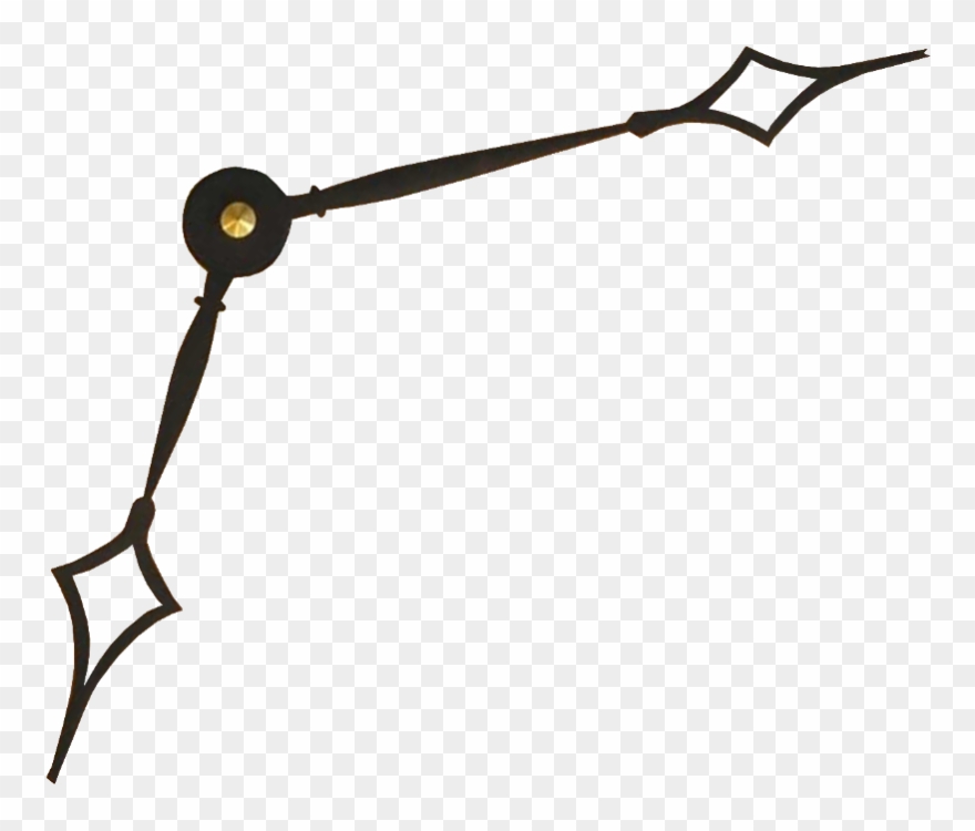 Clock Sticker - Hands Of A Clock Png Clipart