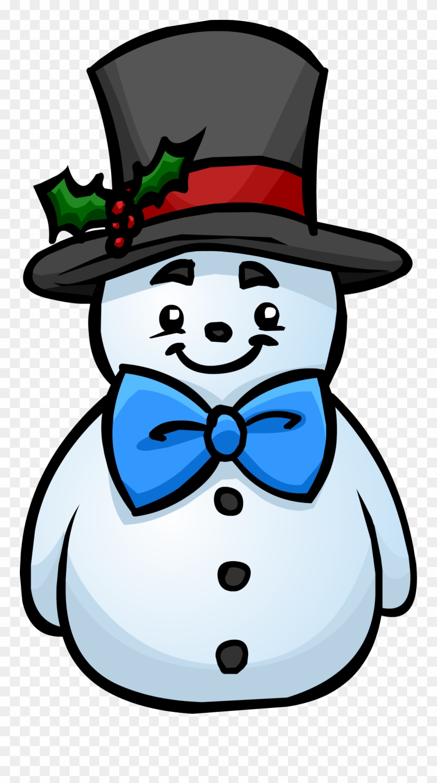 Top Hat Snowman - Top Hat For A Snowman Clipart