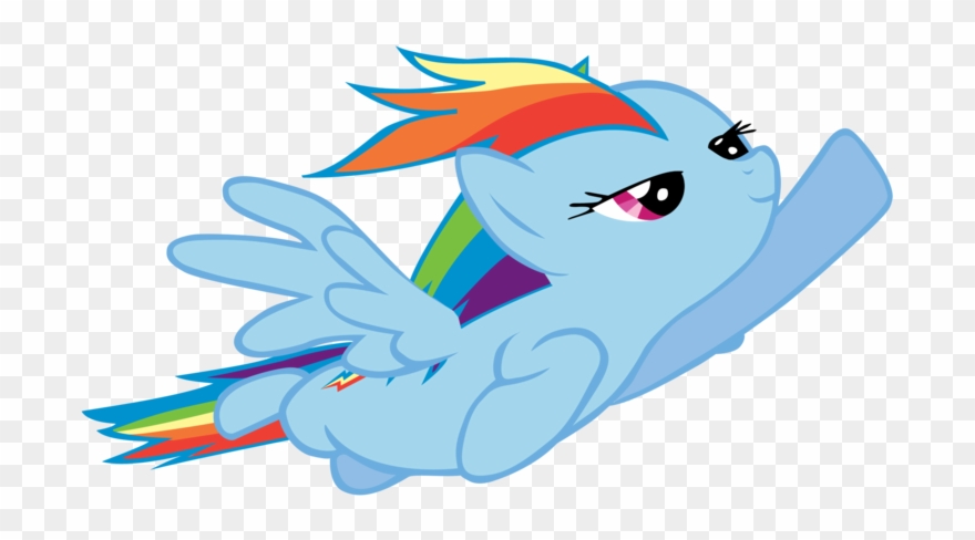 Rainbow Dash Flying Png Hd - Rainbow Dash Flying Clipart