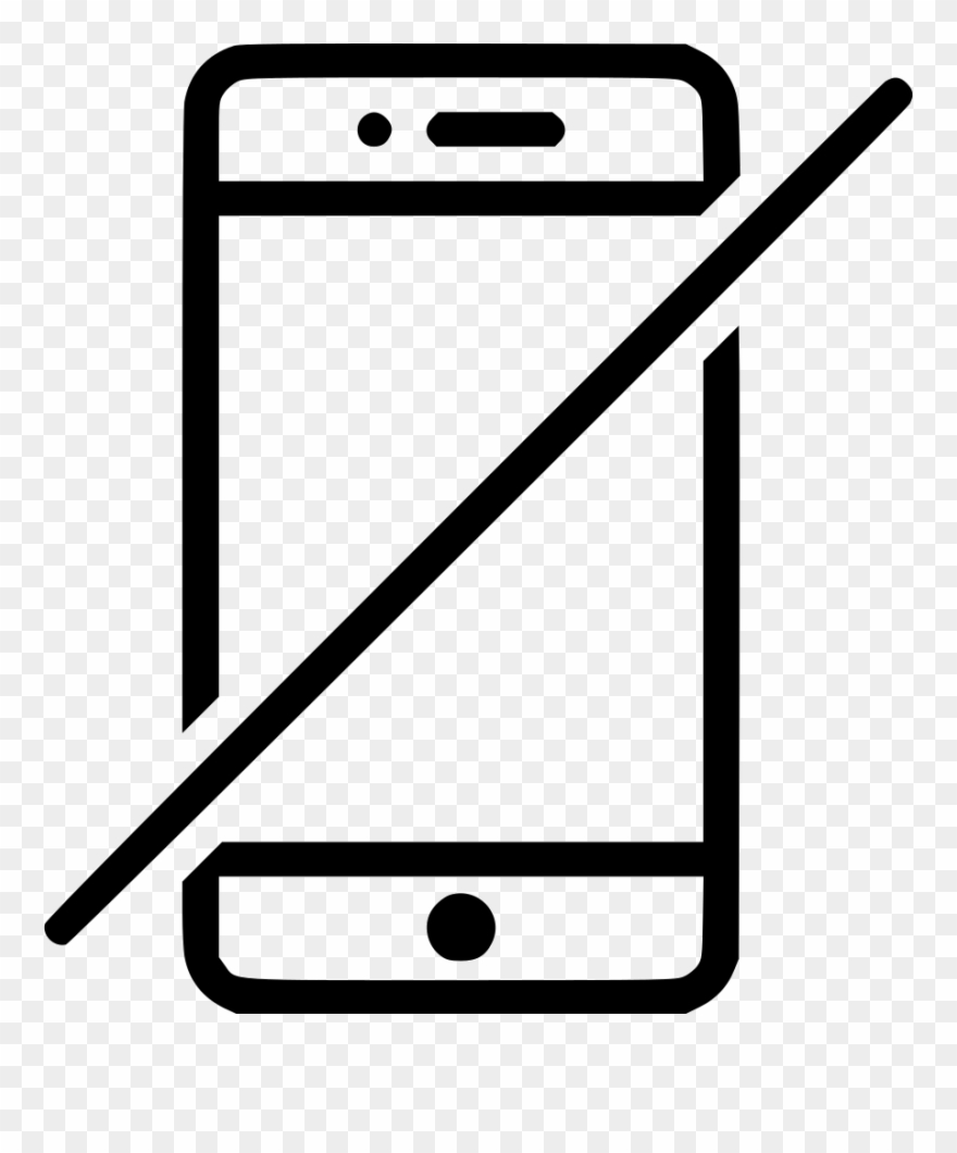 No Phone Device Call Smartphone Tel Comments - No Smartphone Icon Png Clipart