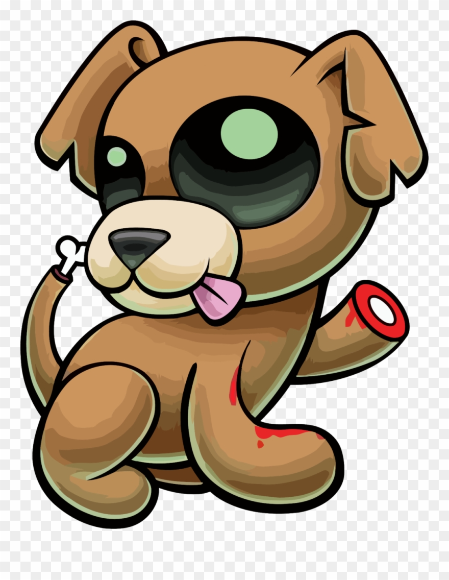 Cartoon Zombie Dog Clipart