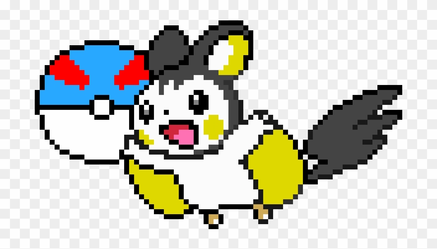 Download Hd Emolga - Emolga Cross Stitch Pattern Clipart