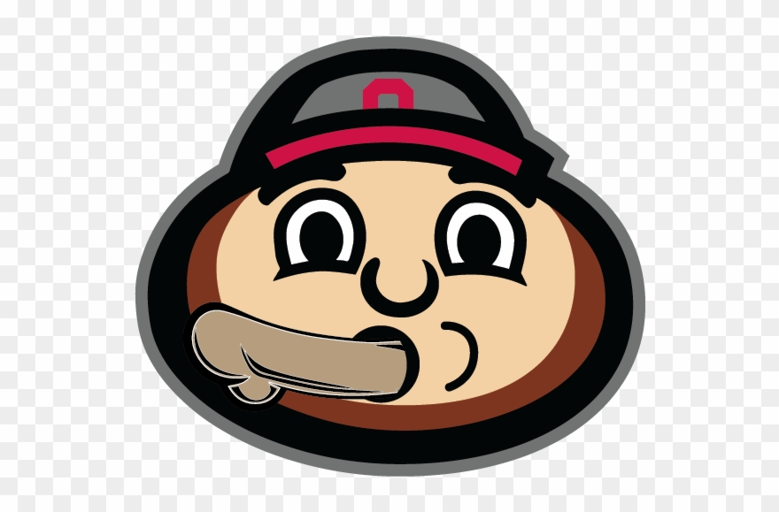 Ohio State Brutus Head Clipart
