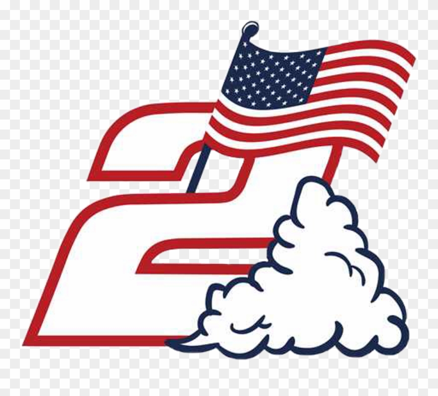2 Number Emoji America Flag Usa Americanflag Goingfor2 - Nascar Playoff Emojis Clipart