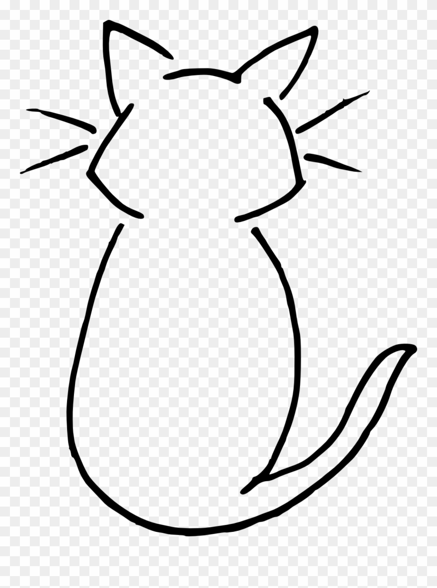 Free Download - White Cartoon Cat Png Clipart