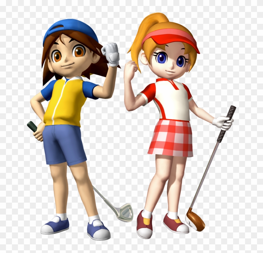 New Images 2018 Golf Clipart Black And White Free Download - Mario Power Tennis Ace - Png Download