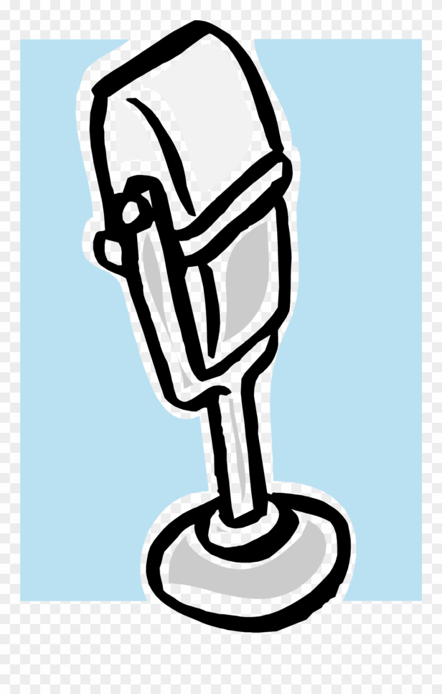 Radio Microphone Clipart Free Download Best Radio Microphone - Microphone Clip Art - Png Download