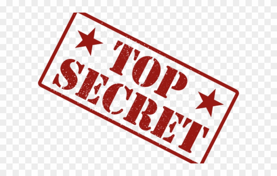 Pass Stamp Clipart Private - Top Secret No Background - Png Download