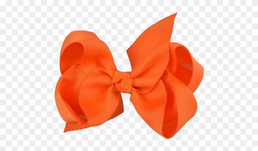 Orange Ribbon Bow Png Clipart