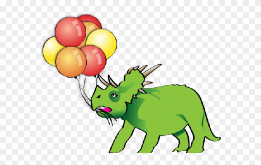 Triceratops Clipart Happy - Triceratops Happy Birthday - Png Download