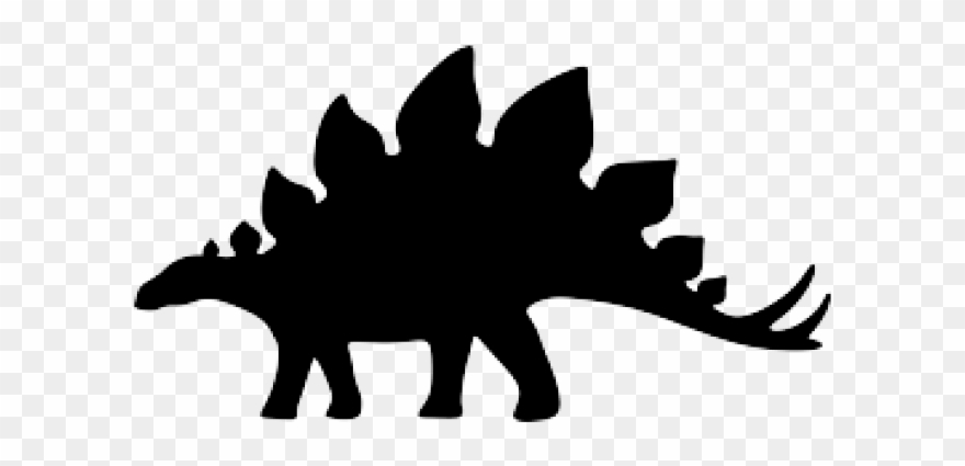 Triceratops Clipart Silhouette - Dinosaur - Png Download