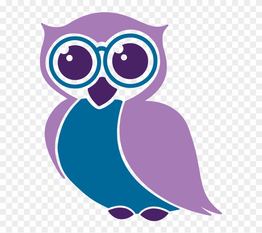 Wise Owl Wordsmithing Owl Icon - Owl Clipart