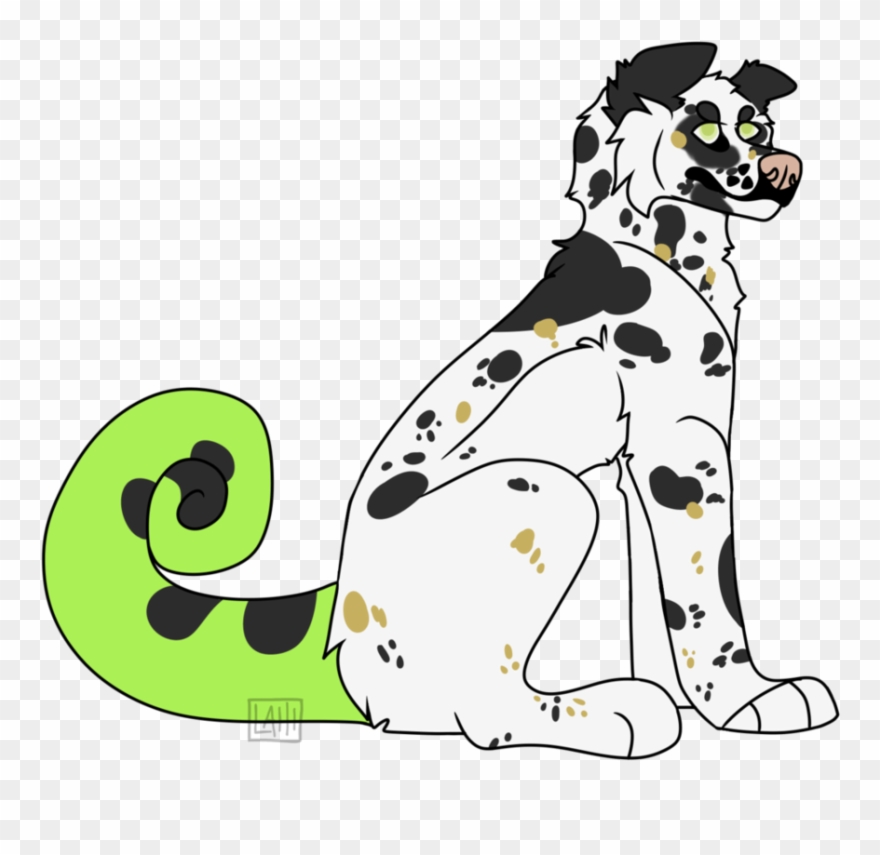 Saluki X Dalmatian Genetic Mutation, Spliced With A - Cartoon Clipart