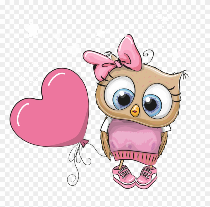 Ftestickers Sticker - Happy Birthday Owls Cartoons Clipart