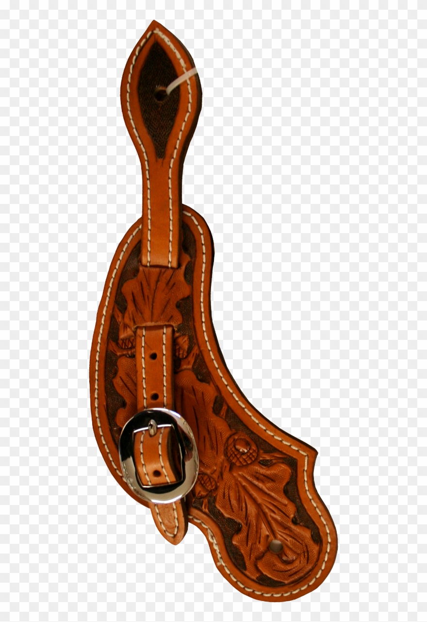Spanish Oak Spur Strap - Leather Clipart