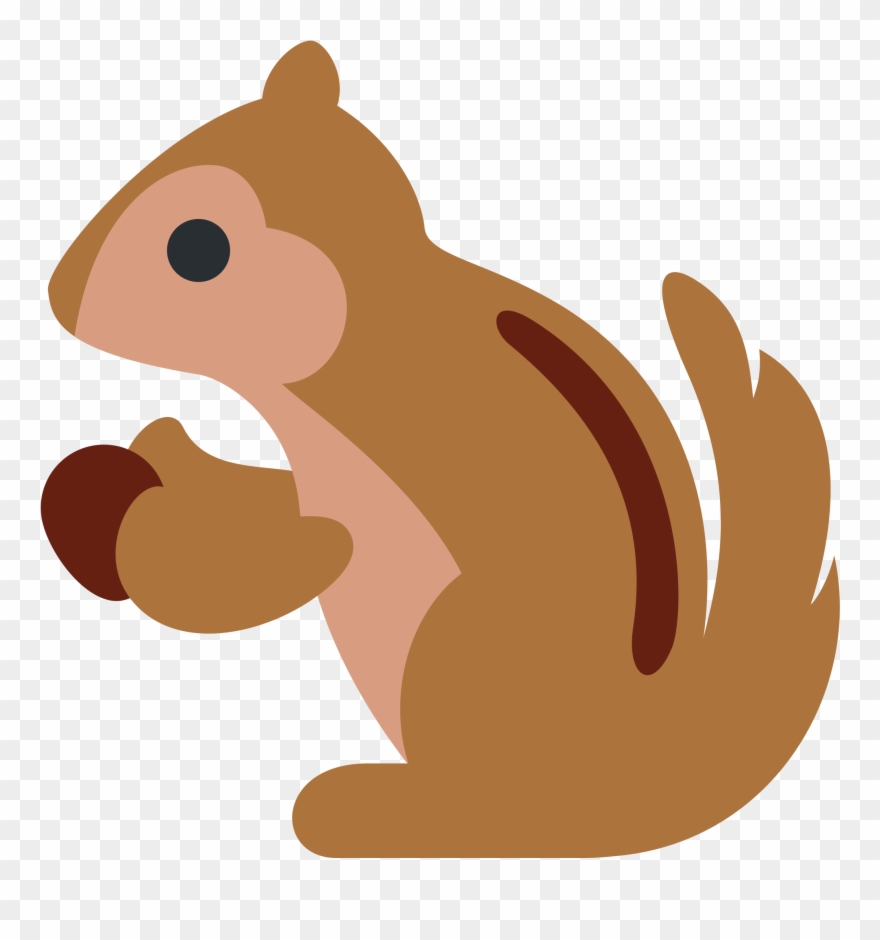 Chipmunk - Emoji Squirrel Clipart