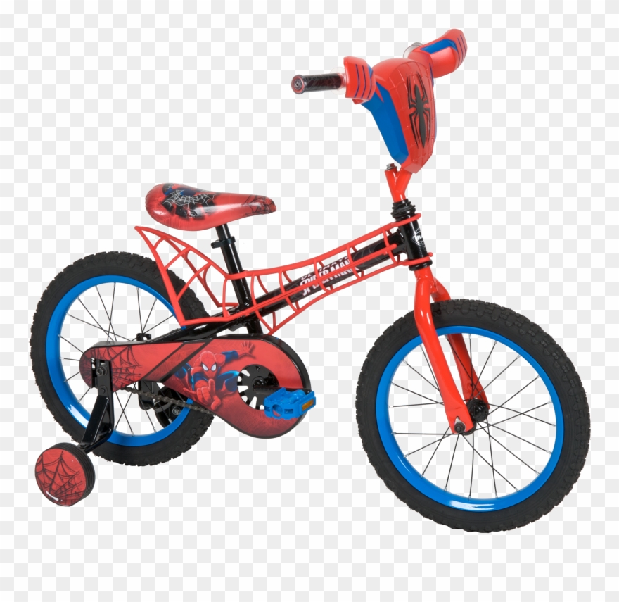 Spider Man Bike, Marvel, Boy Bike, 16 Inch Bike, Spider-man - Spiderman Bicycle Clipart