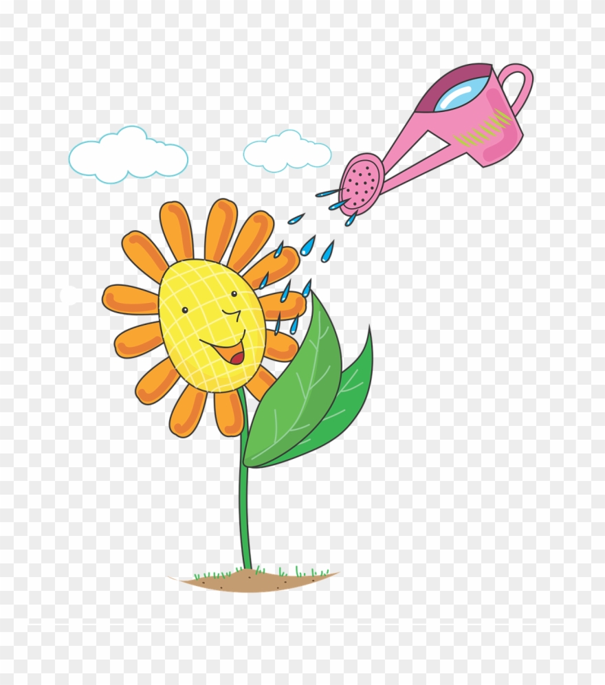 Plants,flowers,flowers On The Water Cycle,water Blades,free - El Ciclo De Las Flores Clipart