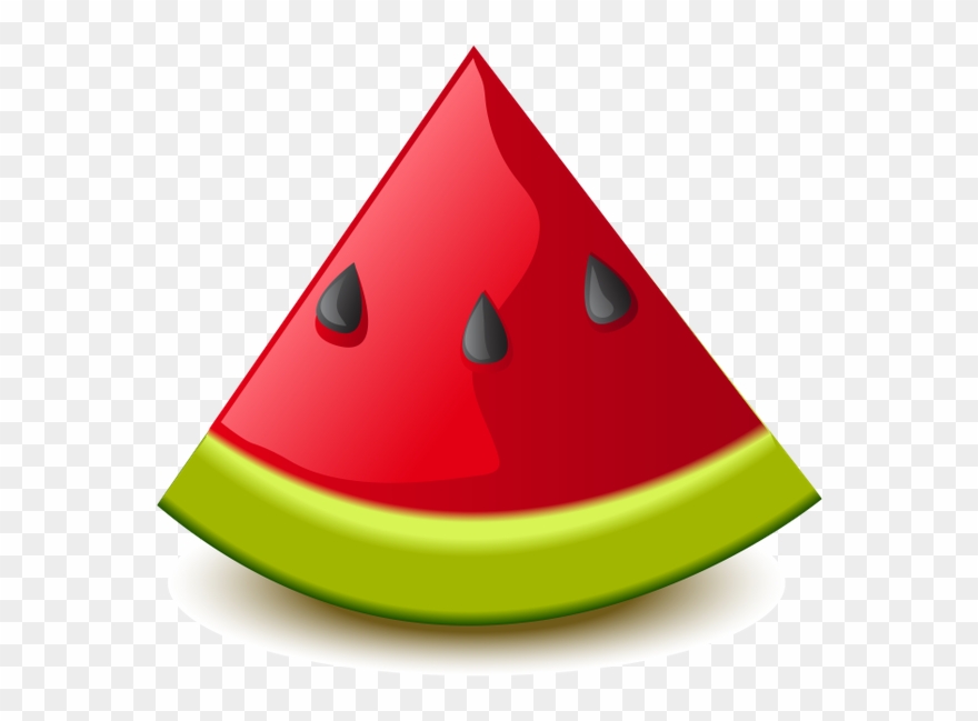 Арбуз, Ягода Арбуз, Долька Арбуза - Triangle Clipart