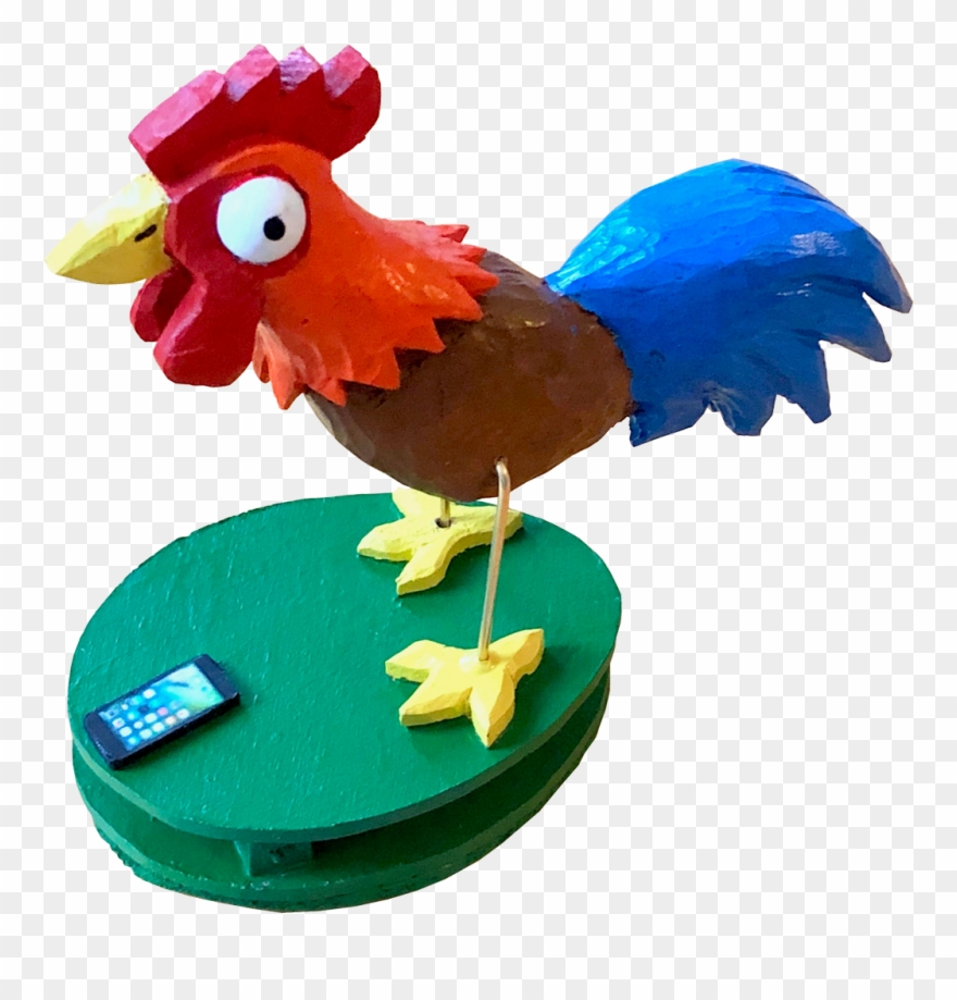 With Feathers But No Fingers This Bird Of Little Brain - Rooster Clipart