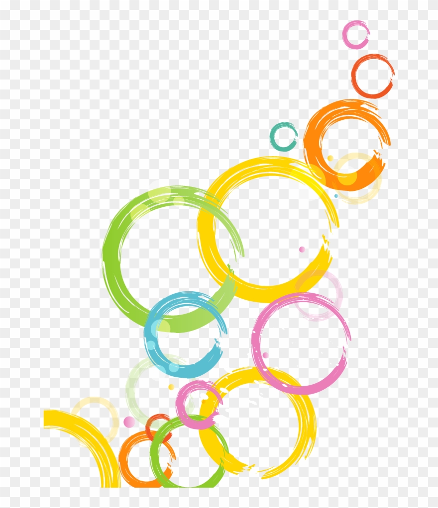 Abstract Circle Cartoon Colorful Png Image High Quality - Disk Clipart