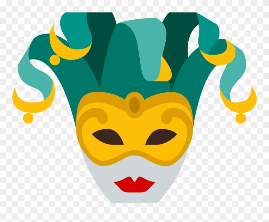 Venice Clipart Masquerade Mask - Mascaras Carnaval Png Transparent Png