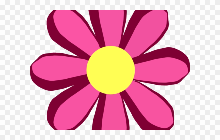 Petal Clipart Gambar Bunga - Flor Con 8 Petalos - Png Download
