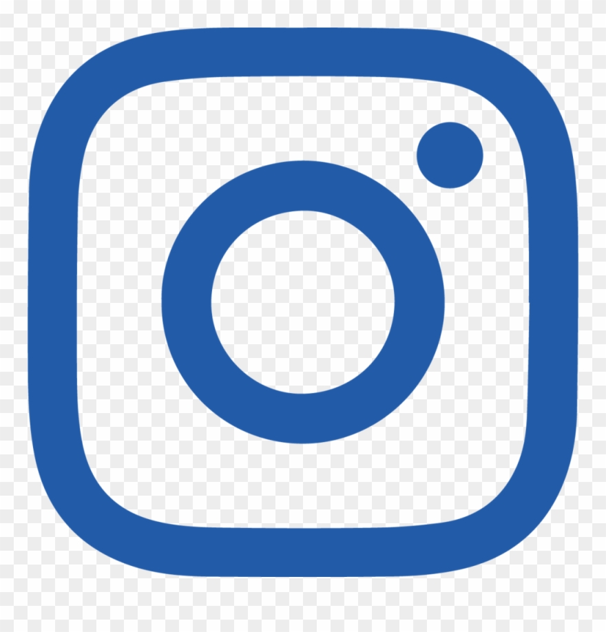 Follow Us - Logo Instagram Png Azul Clipart