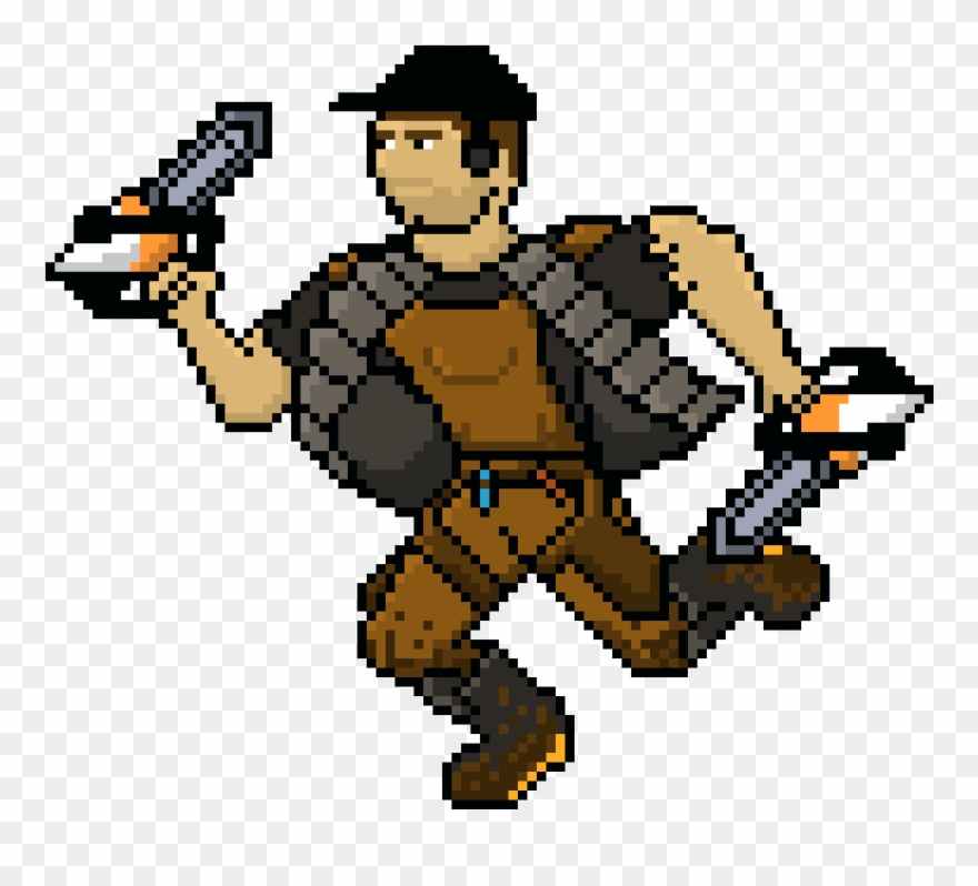 Cap Chainsaw - Cartoon Clipart