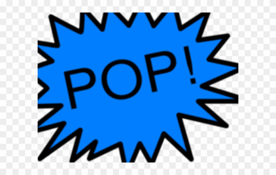 Pop Art Clipart Balloon Burst - Explosion Clip Art Png Transparent Png