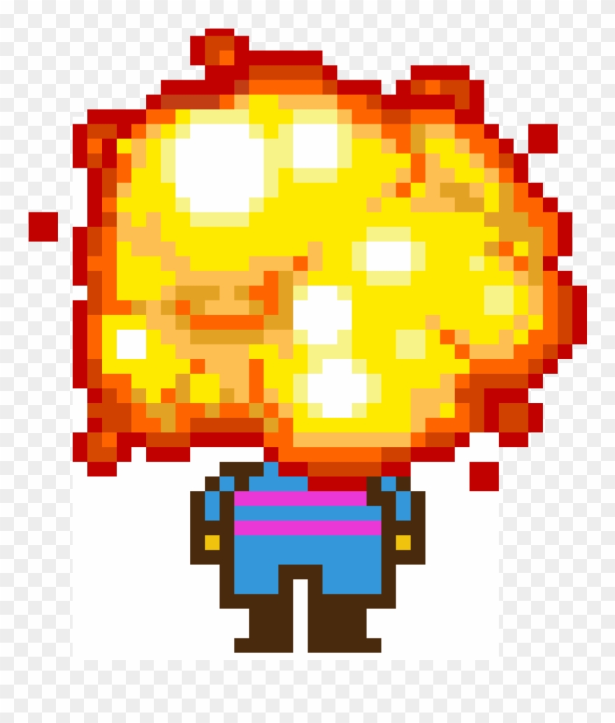 Frisk Explode - Funny Undertale Gif Animated Clipart