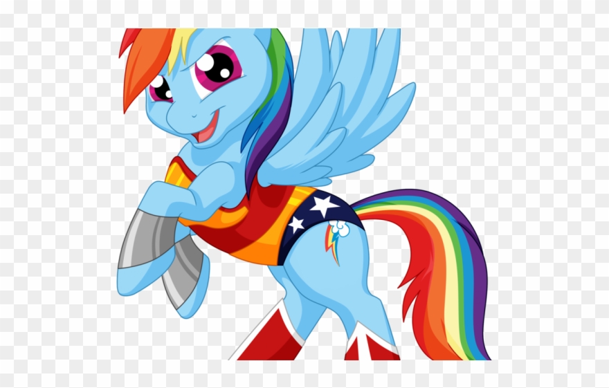 Wonder Woman Clipart Little - Cartoon - Png Download