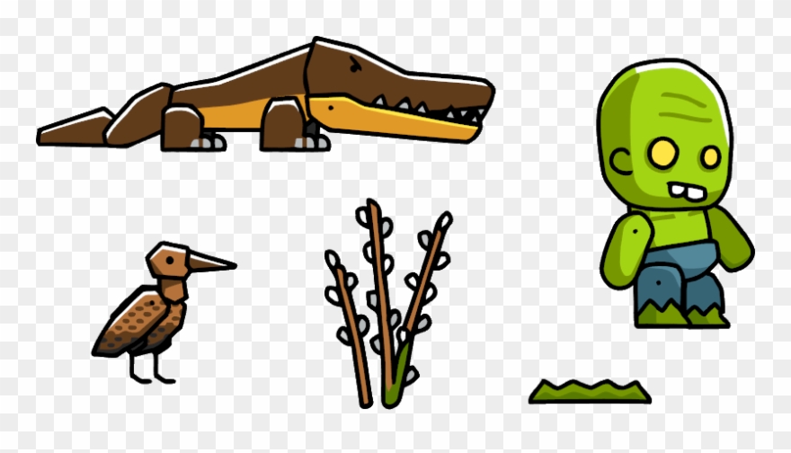 Swamp - Scribblenauts Unlimited Swamp Clipart