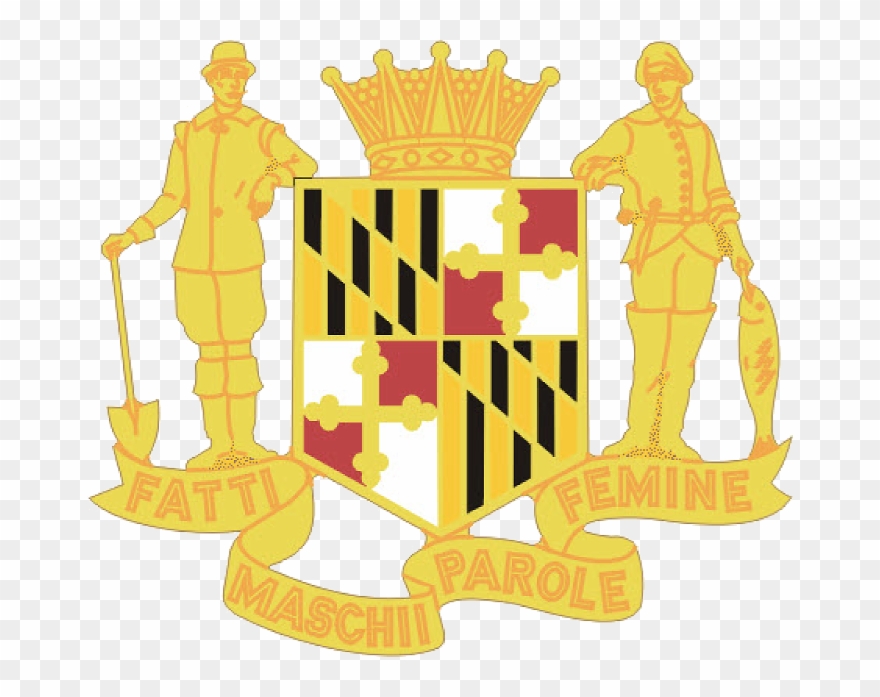 Maryland Army National Guard Unit Crest Clipart