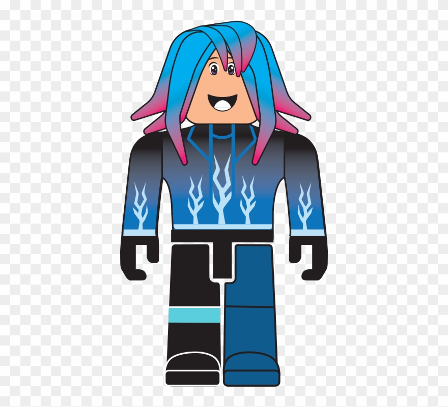 Virtual Item - Blue Lazer Parkour Runner Clipart